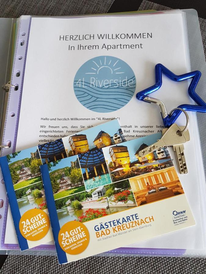 4L Riverside - Naheblick Im Herzen Der Bad Kreuznacher Altstadt Esterno foto